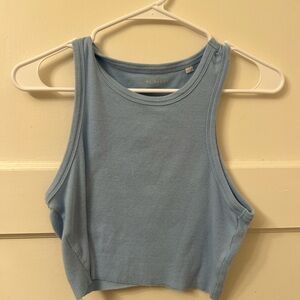 Light blue halter top